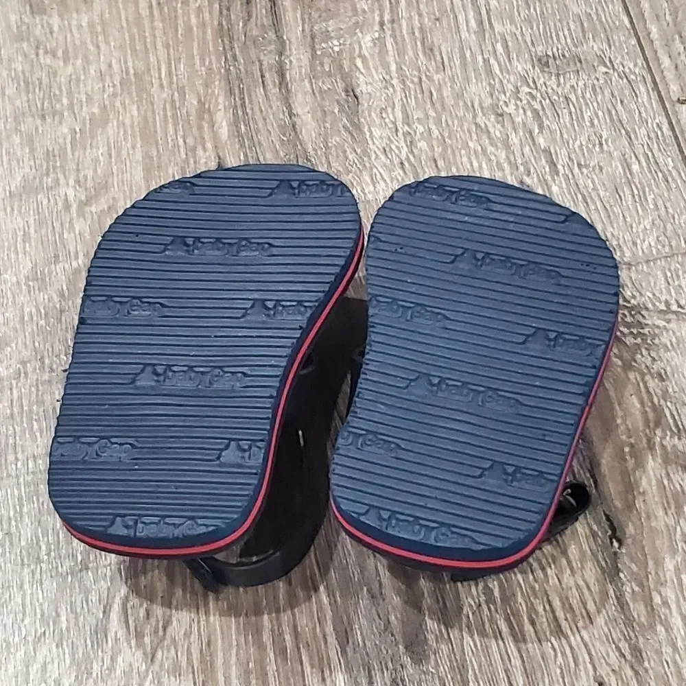 Baby GAP Flip Flops Size 0-3M Baby Navy Flip Flops